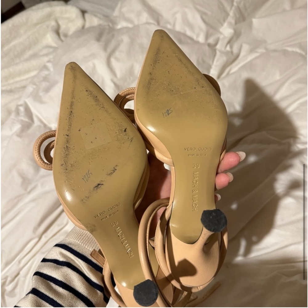 Mach & Mach double bow sling backs - Picture 5 of 8